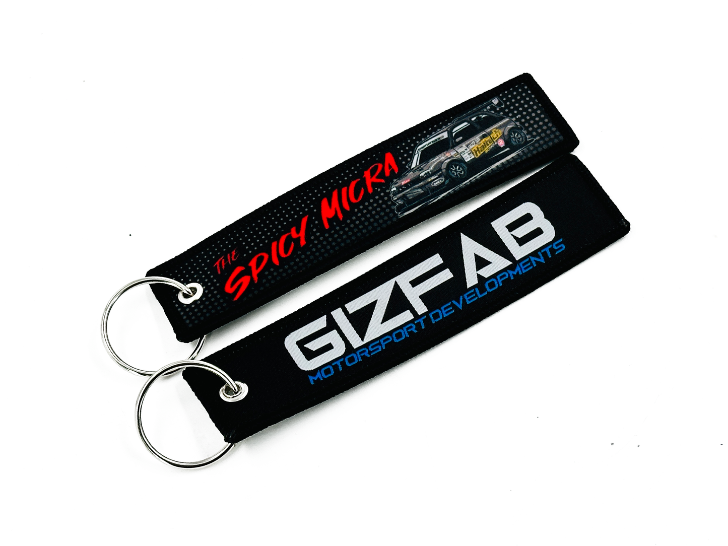 Spicy Micra Fabric Keyring