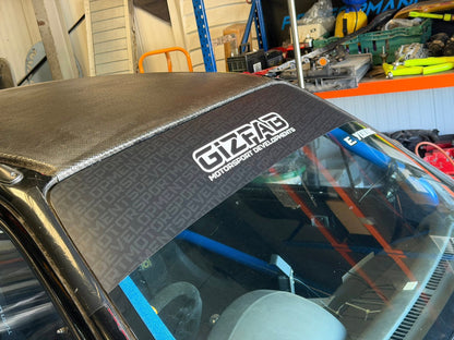 GizFab Windscreen Banner