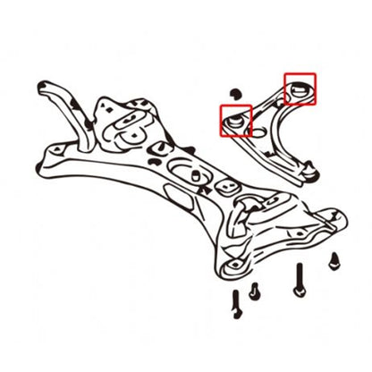 Nissan Micra K13 Front Wishbone Bushes