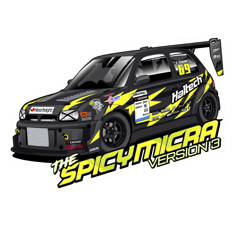 Spicy Micra Version 3 Sticker