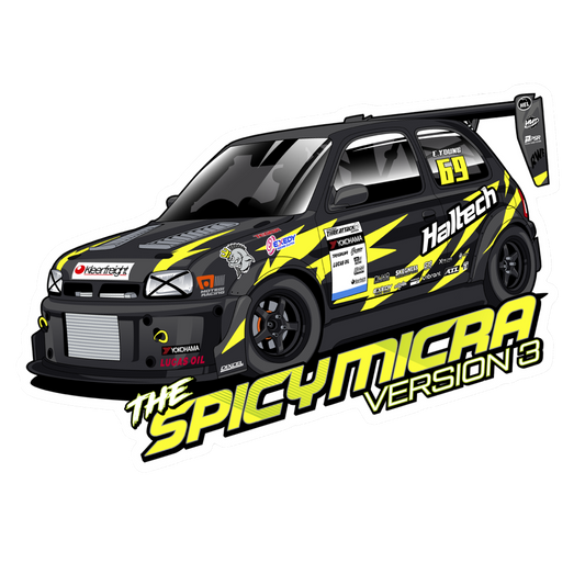 Spicy Micra Version 3 Sticker