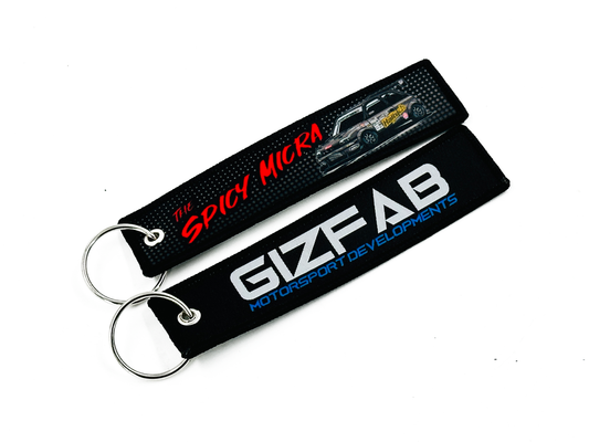 Spicy Micra Fabric Keyring