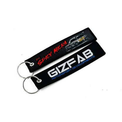 Spicy Micra Fabric Keyring