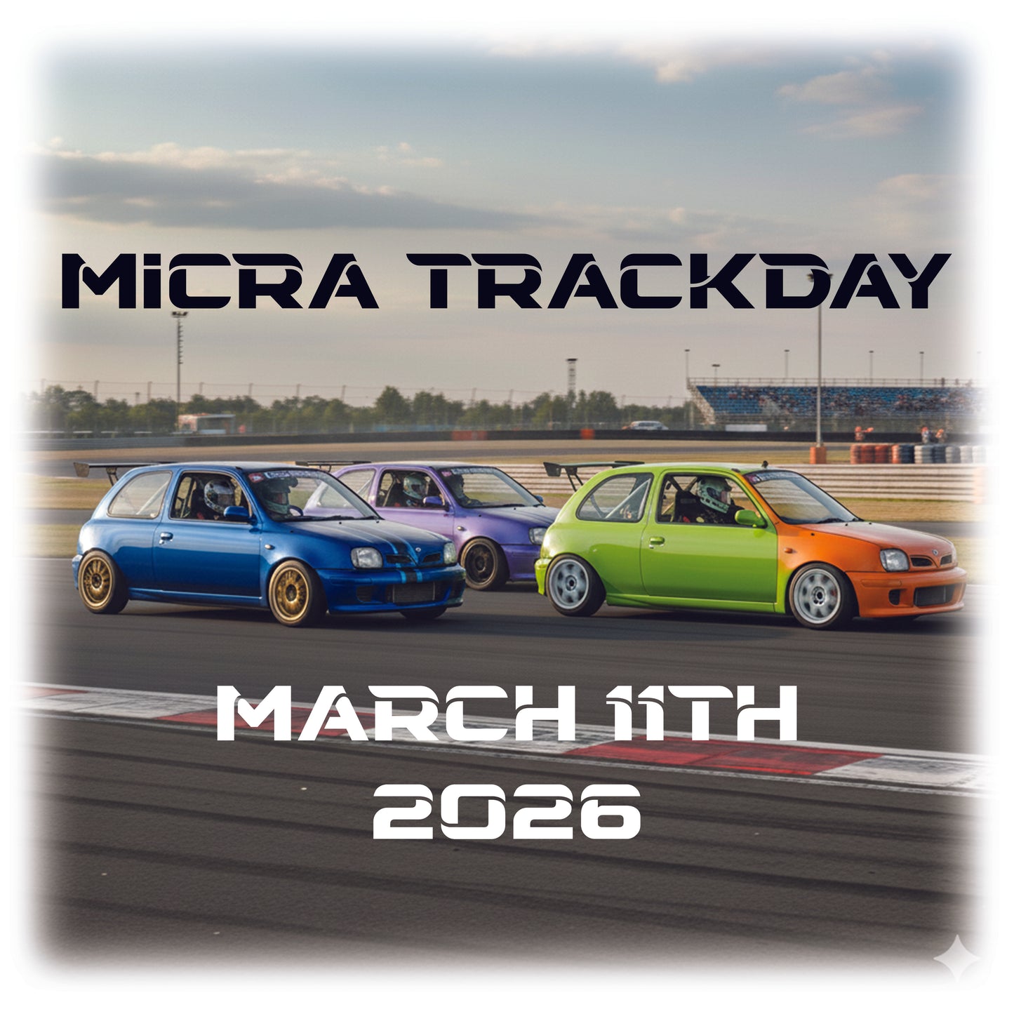 TRACK DAY TICKETS - K11 K10 Micra Trackday